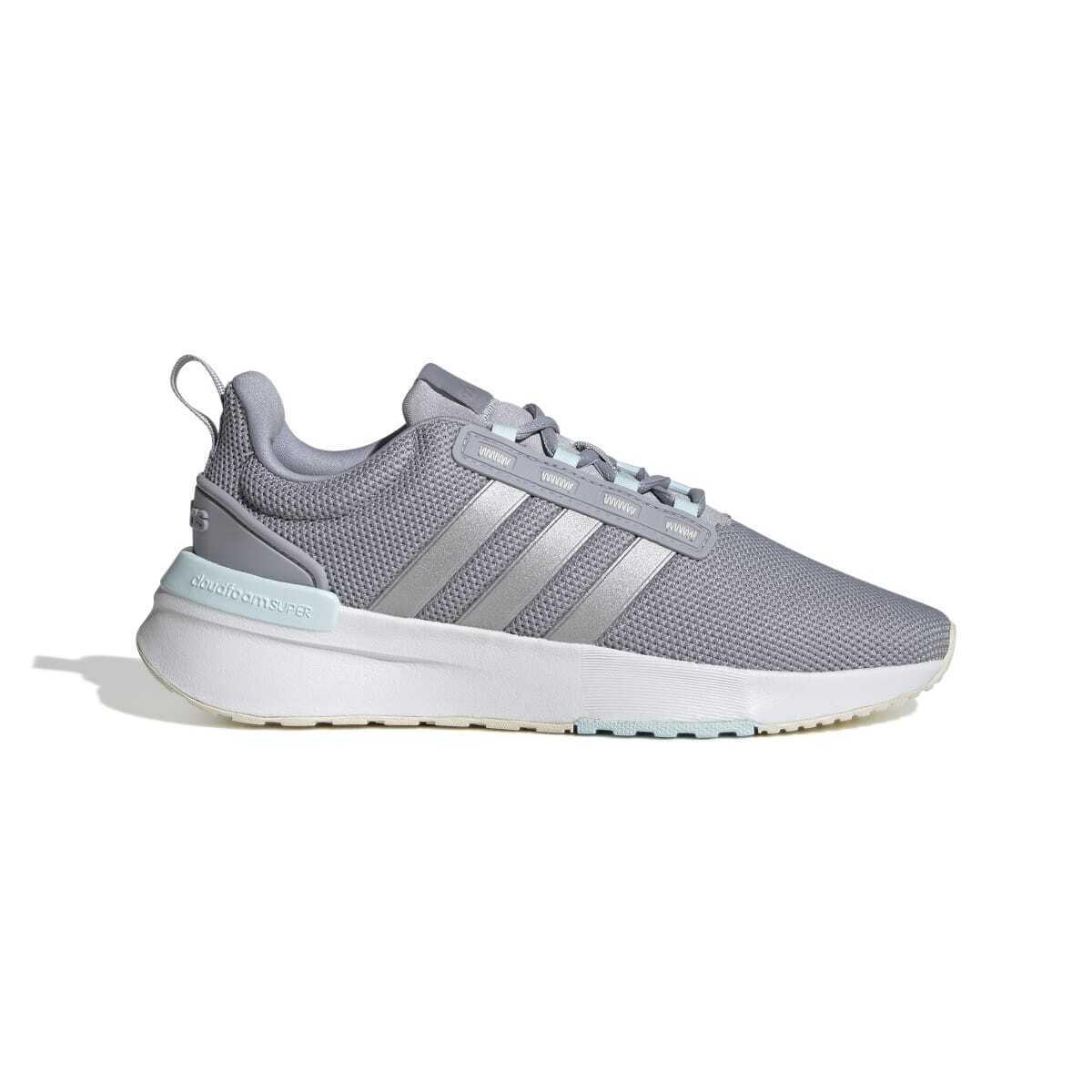 Adidas GX4202 Racer TR21 Wmn`s Medium Silver/grey Leather Textile Running Sh - Silver/Grey