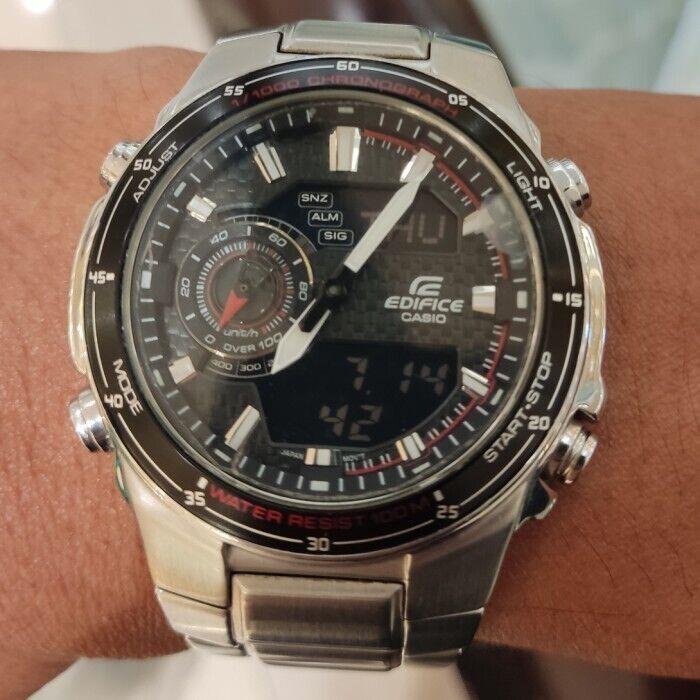 Casio Edifice Analog-digital Black Dial Men`s Watch - EFA-131D-1A1VDF