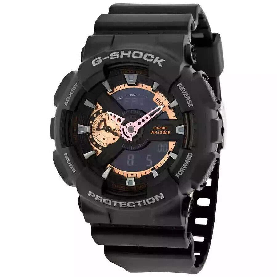 Casio Men`s G-shock Analog Digital Black Quartz Watch - GA-110RG-1ADR