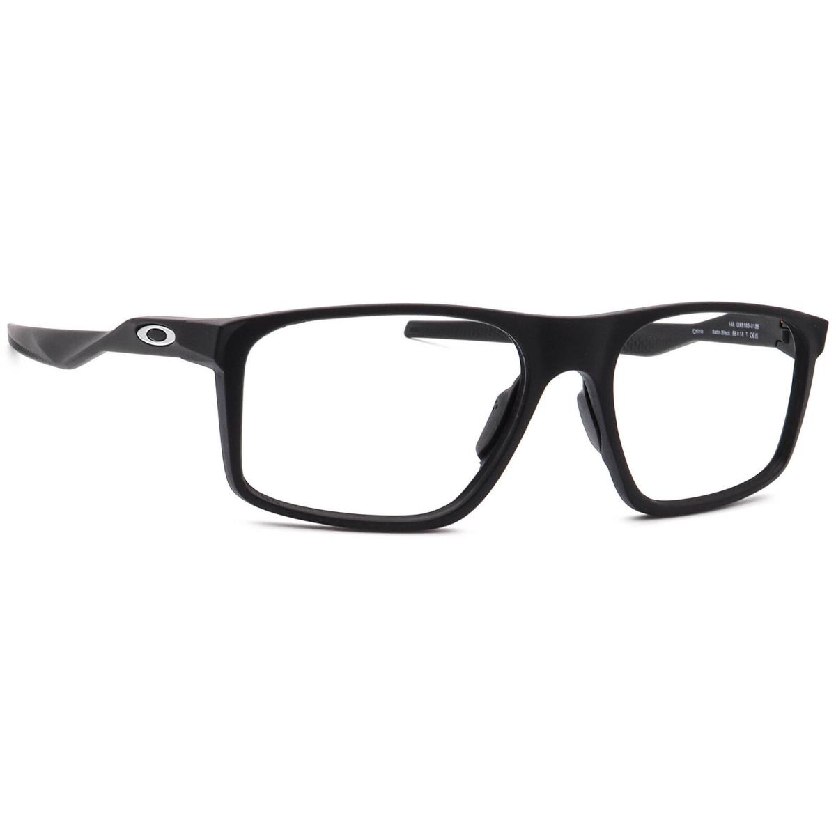 Oakley Men`s Eyeglasses OX8183-0156 Bat Flip Satin Black Square Frame 56 18 148