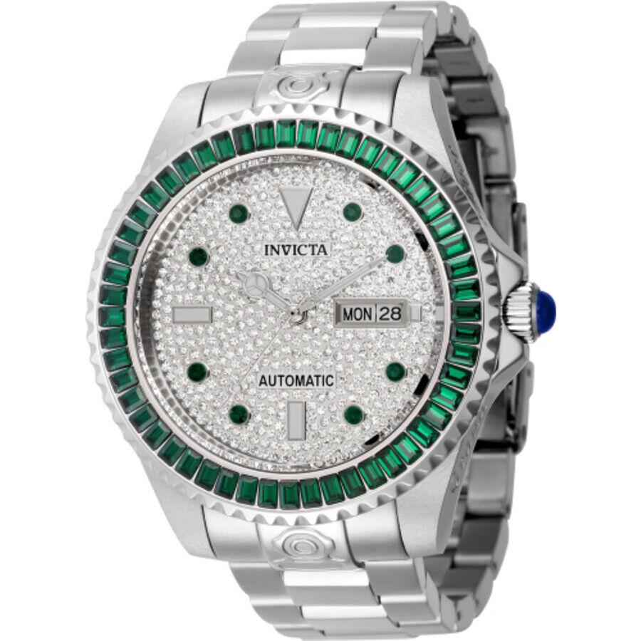 Invicta Pro Diver Automatic Crystal Men`s Watch 33056