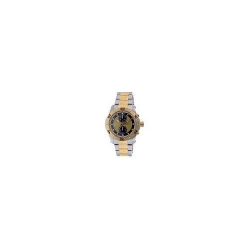 Invicta Men S Signature II Chronograph Gold Dial Two-tone Watch 7384