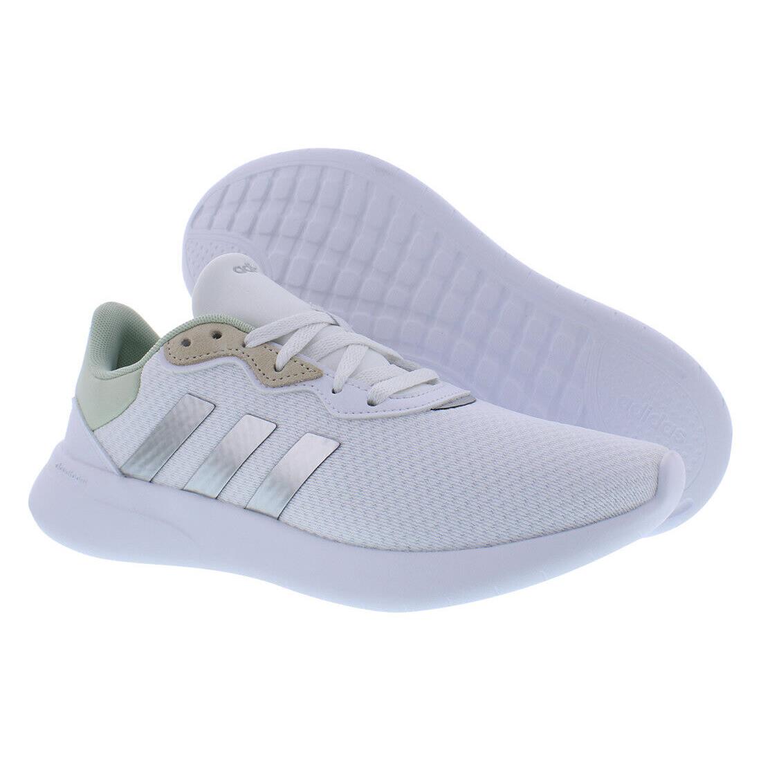 Adidas QT Racer 3.0 Womens Shoes Size 9 Color: Cloud White/silver - Cloud White/Silver Metallic/Linen Green, Main: White