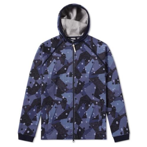 Adidas Originals Nmd Hoodie Mens XL Blue Camouflage BK2215