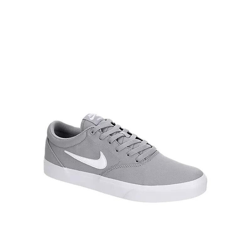 Nike Mens SB Charge Low Skate Causal Fashion Shoe Sneaker- Special Deal - Gray