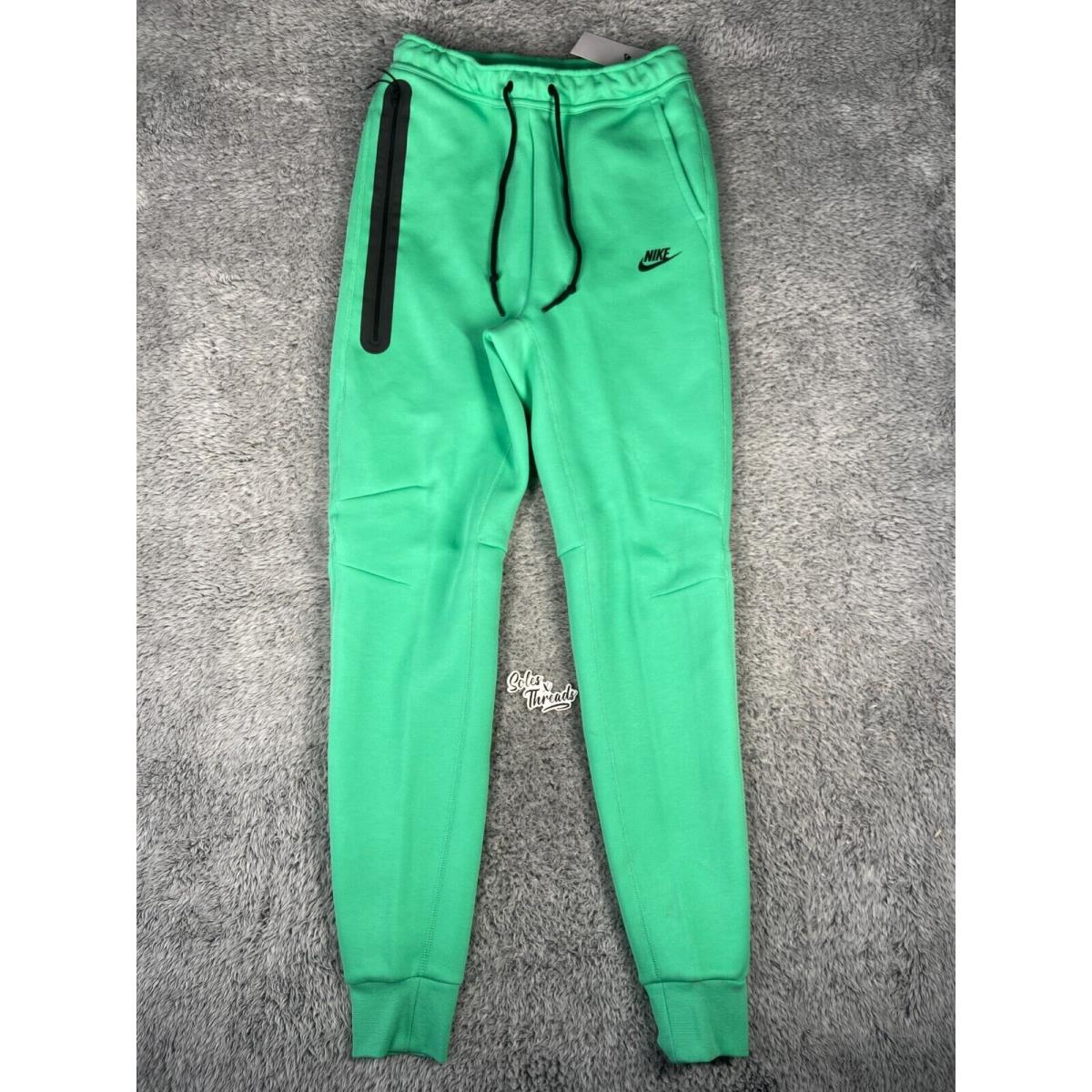 Nike Sportswear Tech Fleece Joggers Size Small Tall Men Spring Green FB8002-363
