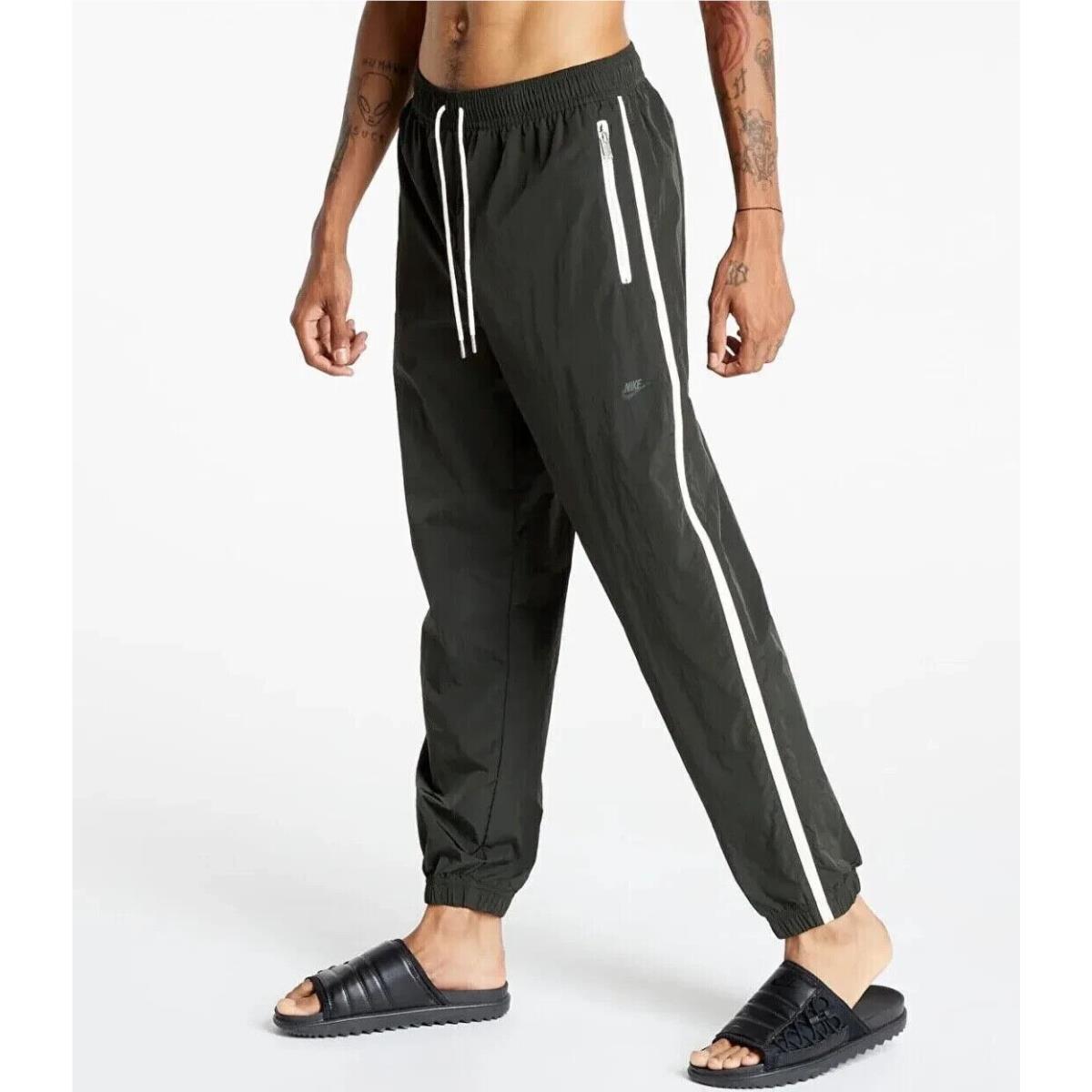 Nike Nsw Style Essential Woven Track Pants Mens L Large Black Joggers DD7036 010