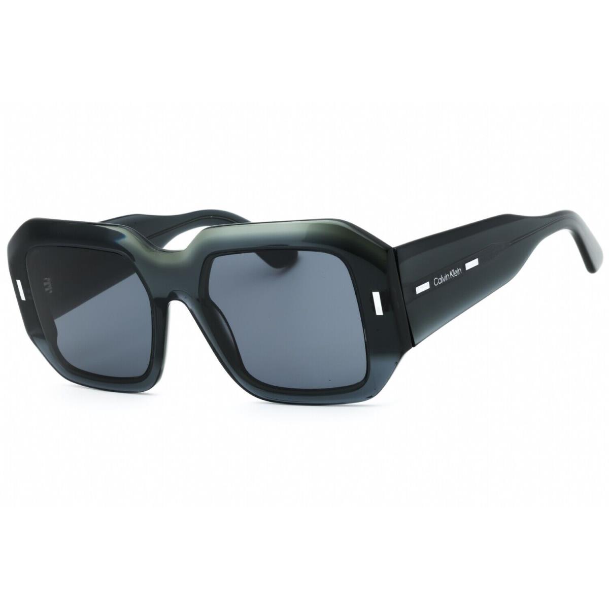 Calvin Klein CK23536S 035 Sunglasses Gray Frame Blue Grey Lenses 54mm