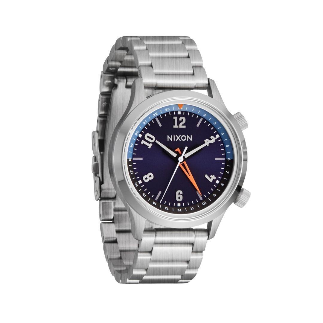 Nixon Drifter 40 Watch Silver/midnight Sunray Stainless Steel Analog Watch
