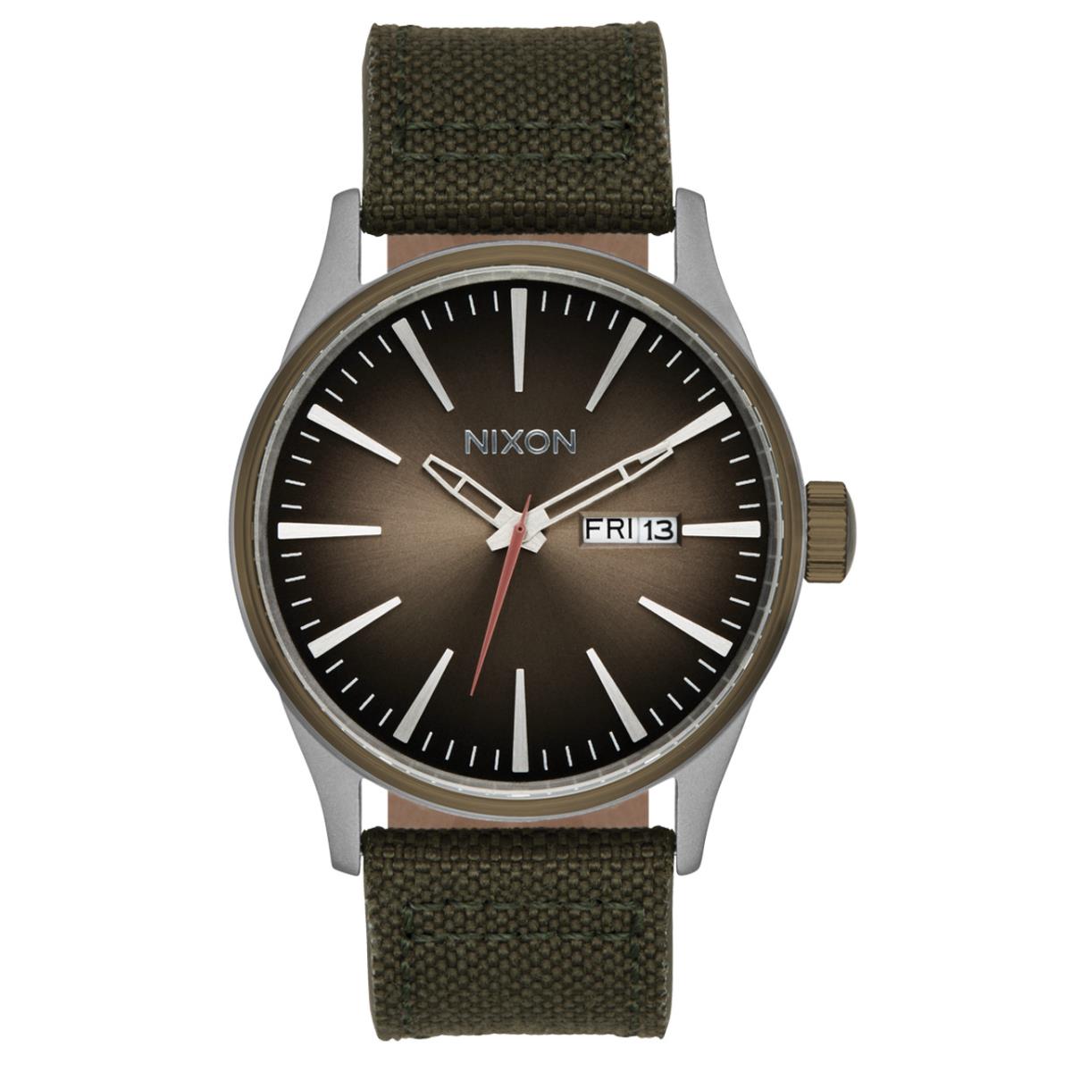 Nixon The Sentry Forest Nylon Strap Unisex Watch A1393-5208