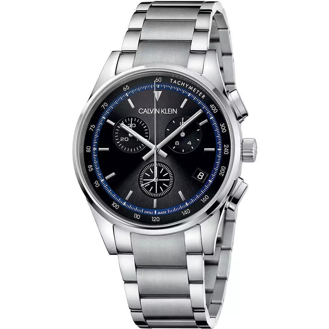 Quartz Calvin Klein Watch Chronograph 50 m W.r. 42mm Sapphire Swiss Made
