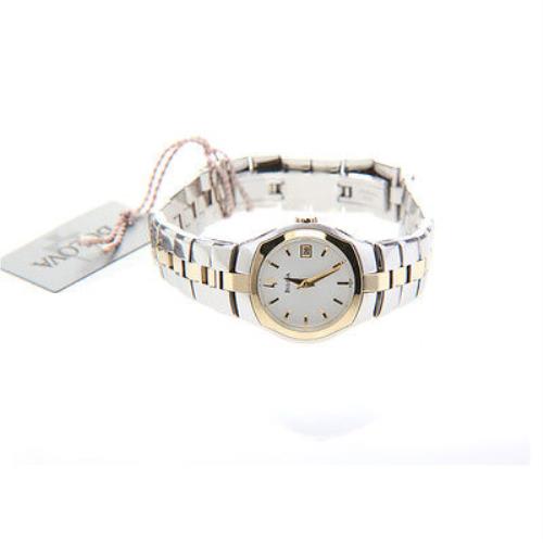 Ladies Bulova Diamond Dial Watch 98M101 Retail