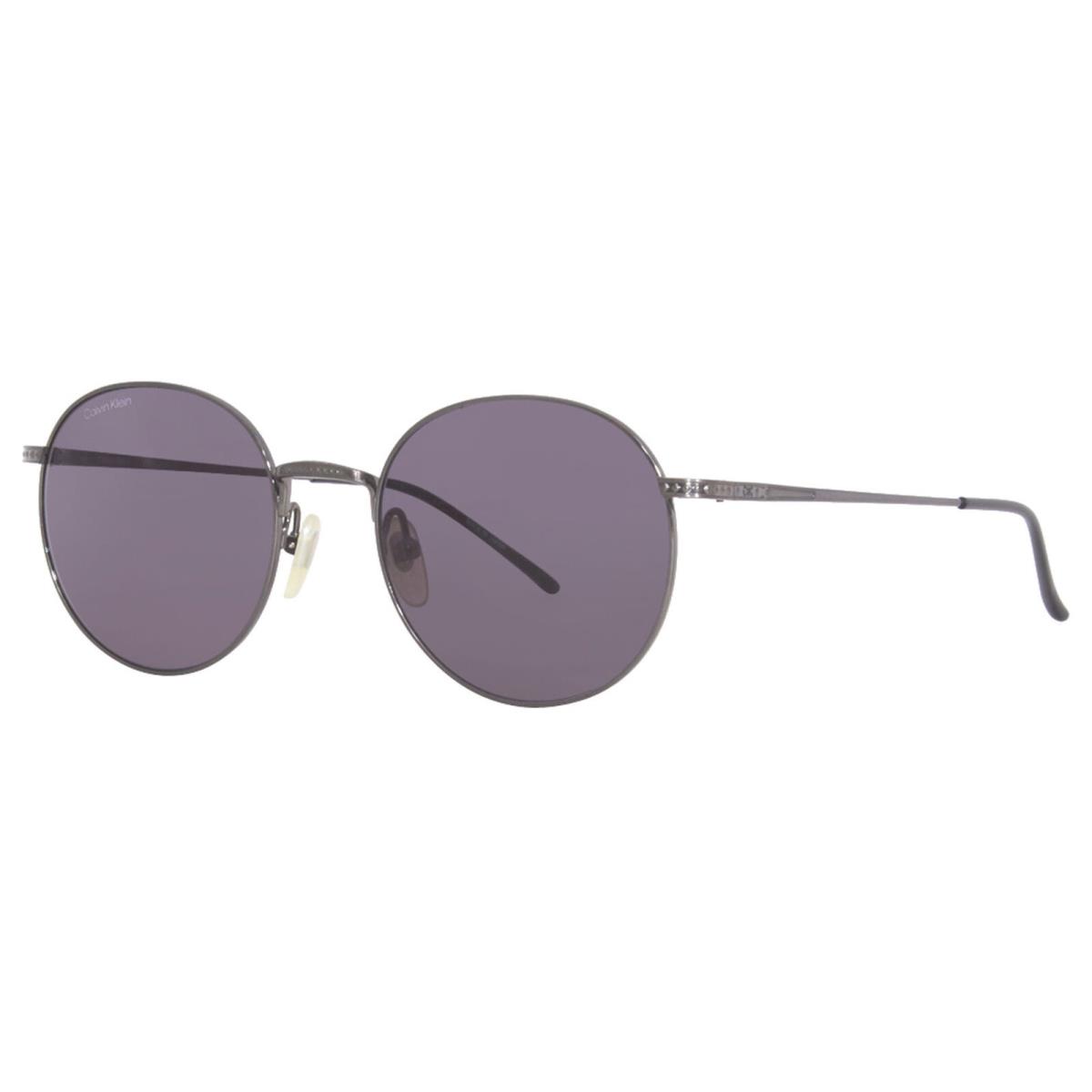 Calvin Klein CK22110TS 014 Sunglasses Titanium Light Gunmetal/grey 52mm