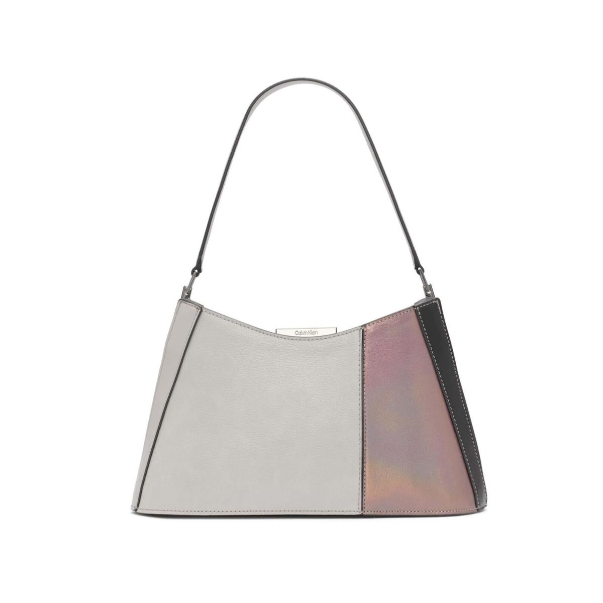 Calvin Klein Wren Demi Shoulder Bag Stone/iridescent/black One Size