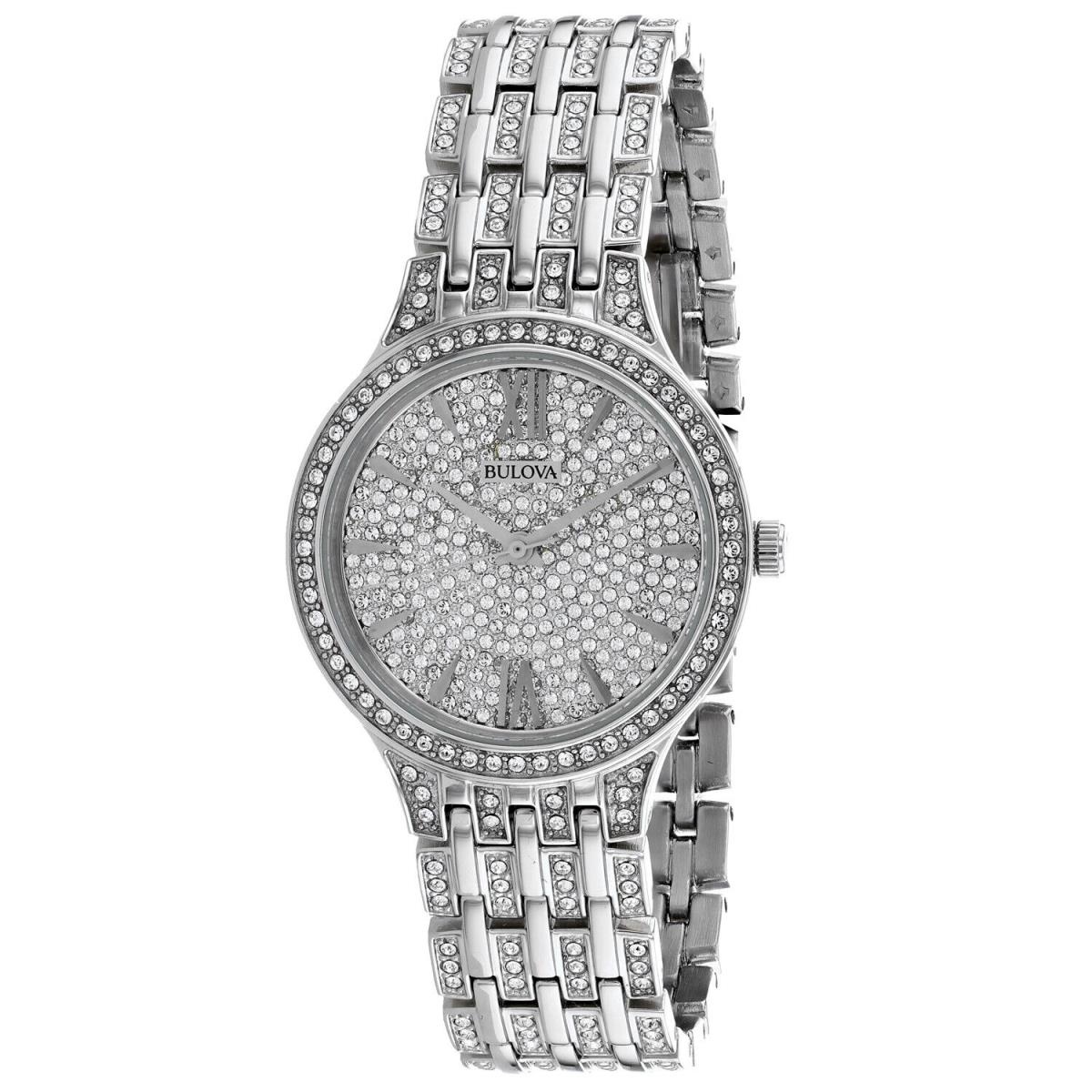 Bulova Women`s Phantom Silver Dial Watch - 96L243