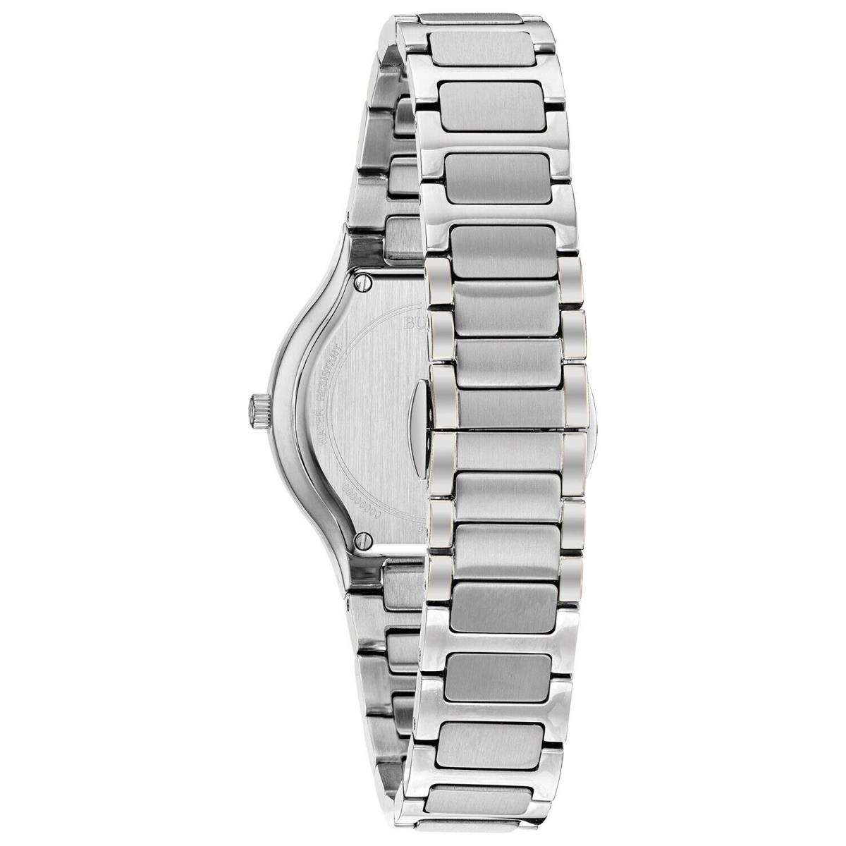 Bulova Millenia Women`s Quartz Silver Stainless Steel Watch 32MM 96R231