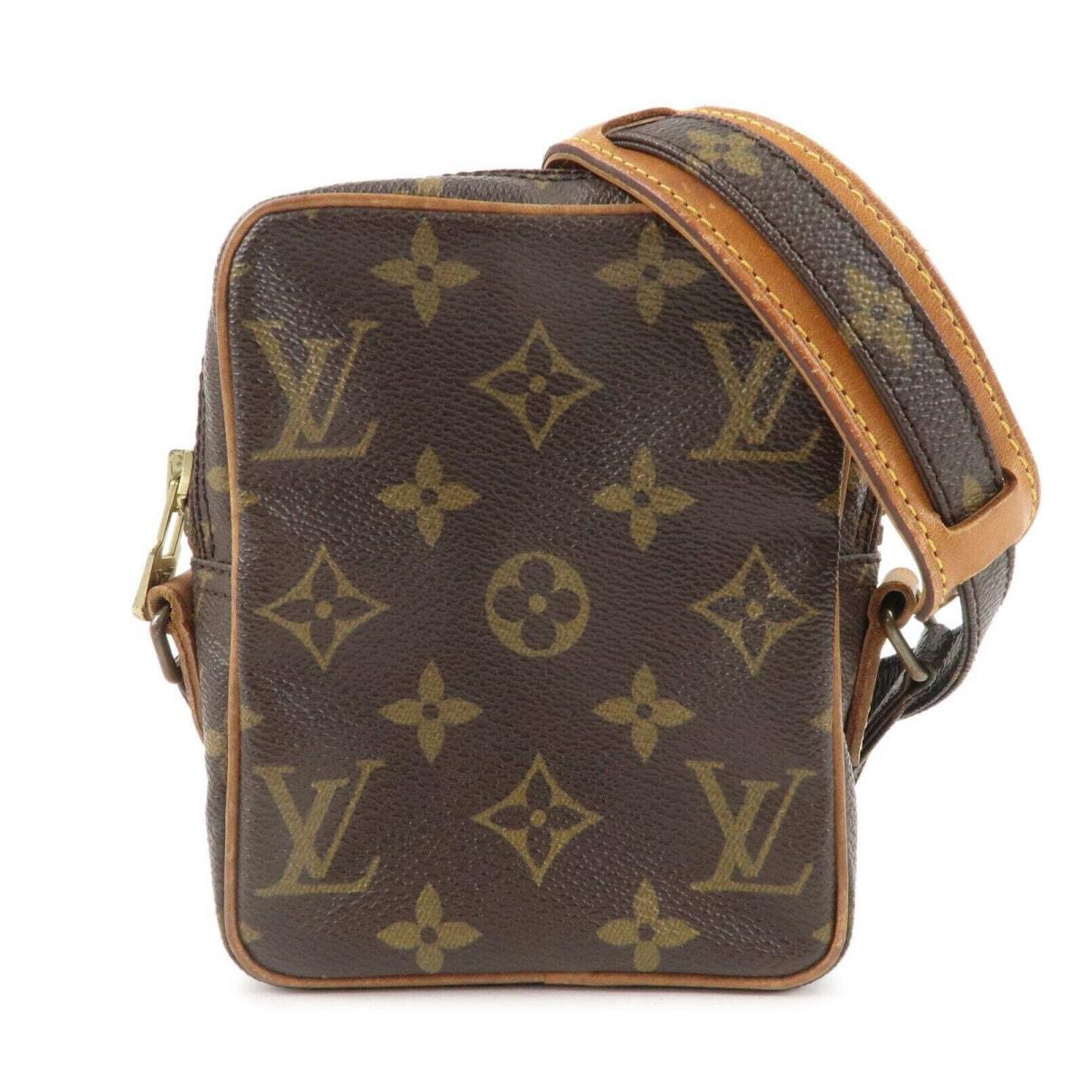 Pre-loved  Monogram Mini Danube Shoulder Bag M45268 Brown by Louis Vuitton