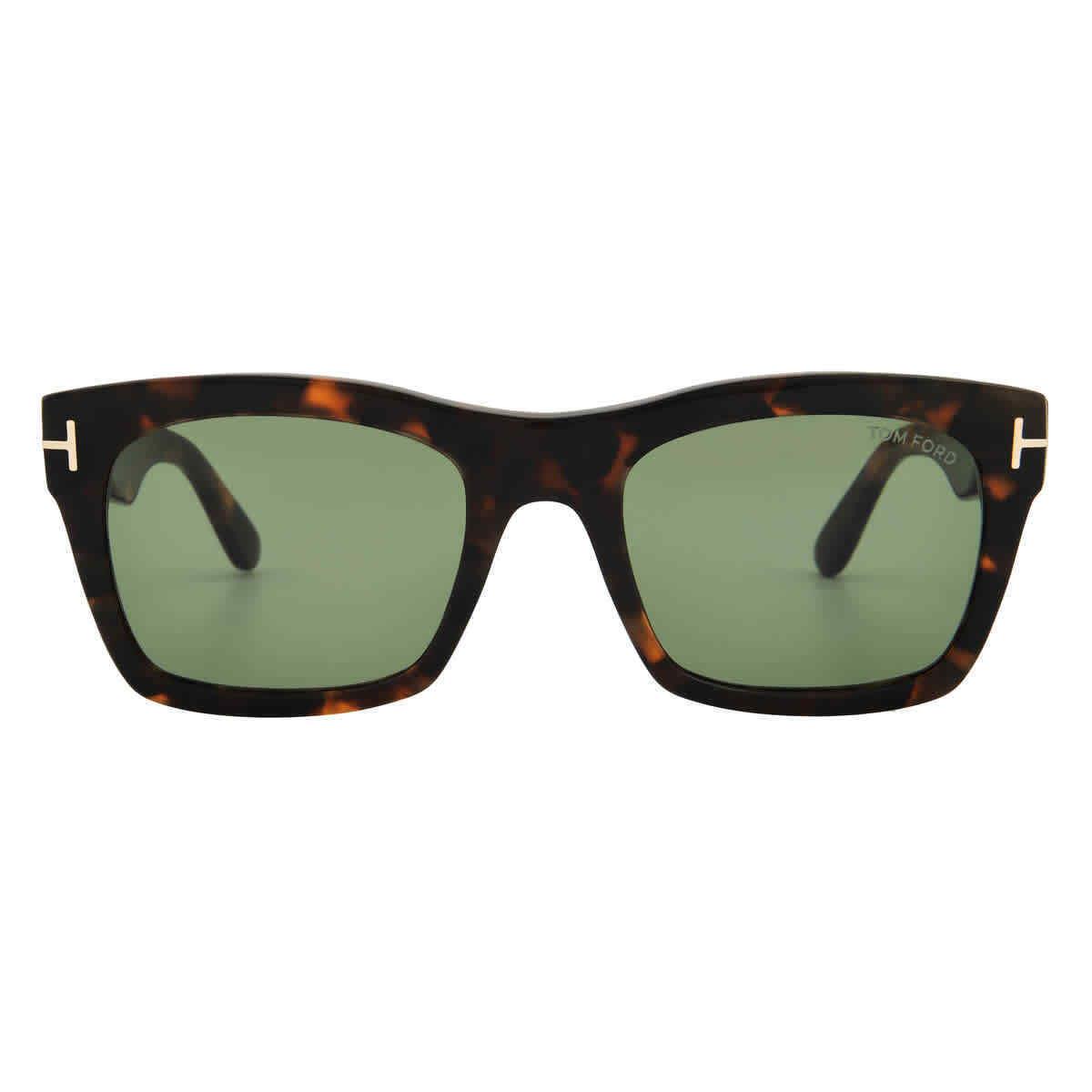 Tom Ford Nico-02 Green Square Men`s Sunglasses FT1062 56N 56 FT1062 56N 56