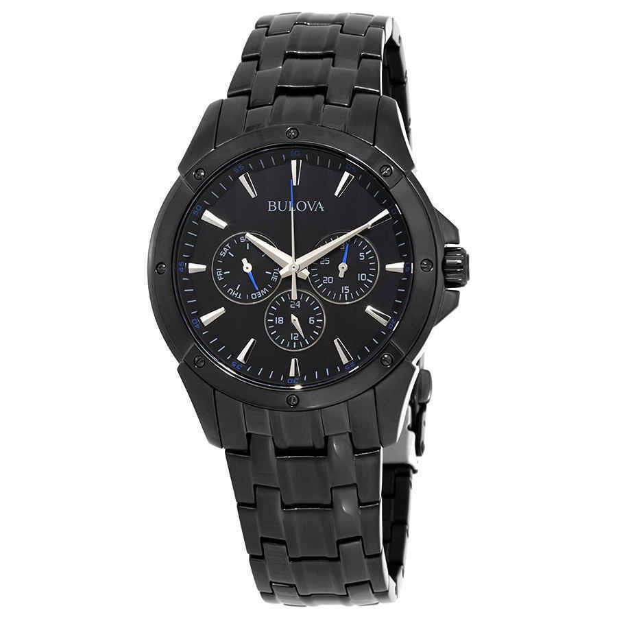 Bulova Classic Multifuction Black Dial Men`s Watch 98C121