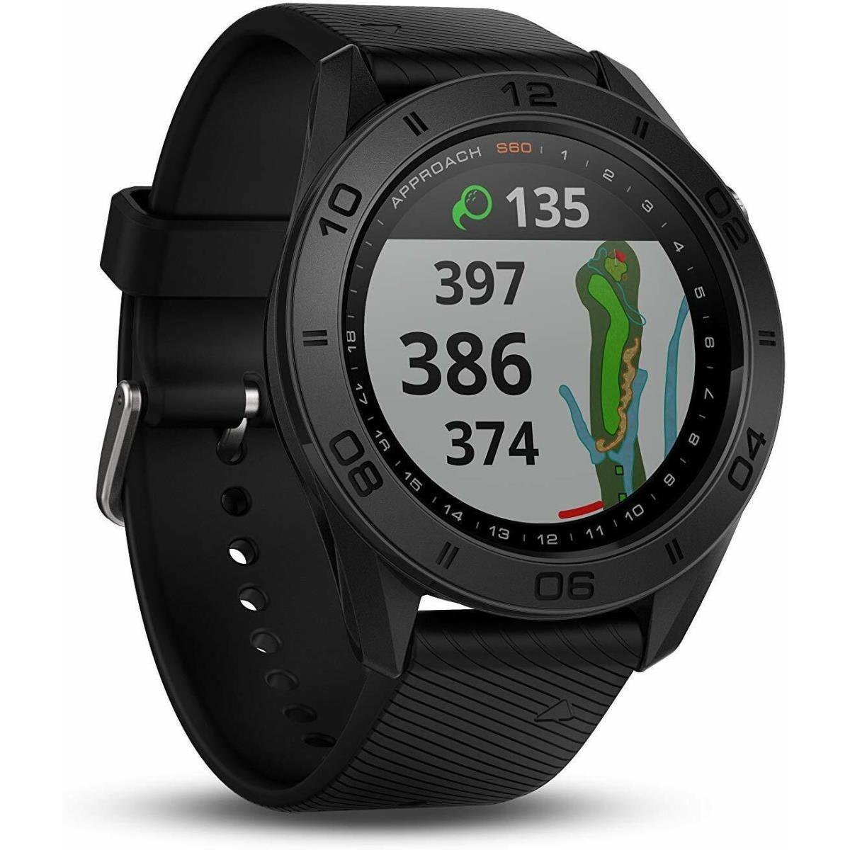 Garmin Approach S60 Golf Watch Gps Smart Watch Touchscreen Display Black