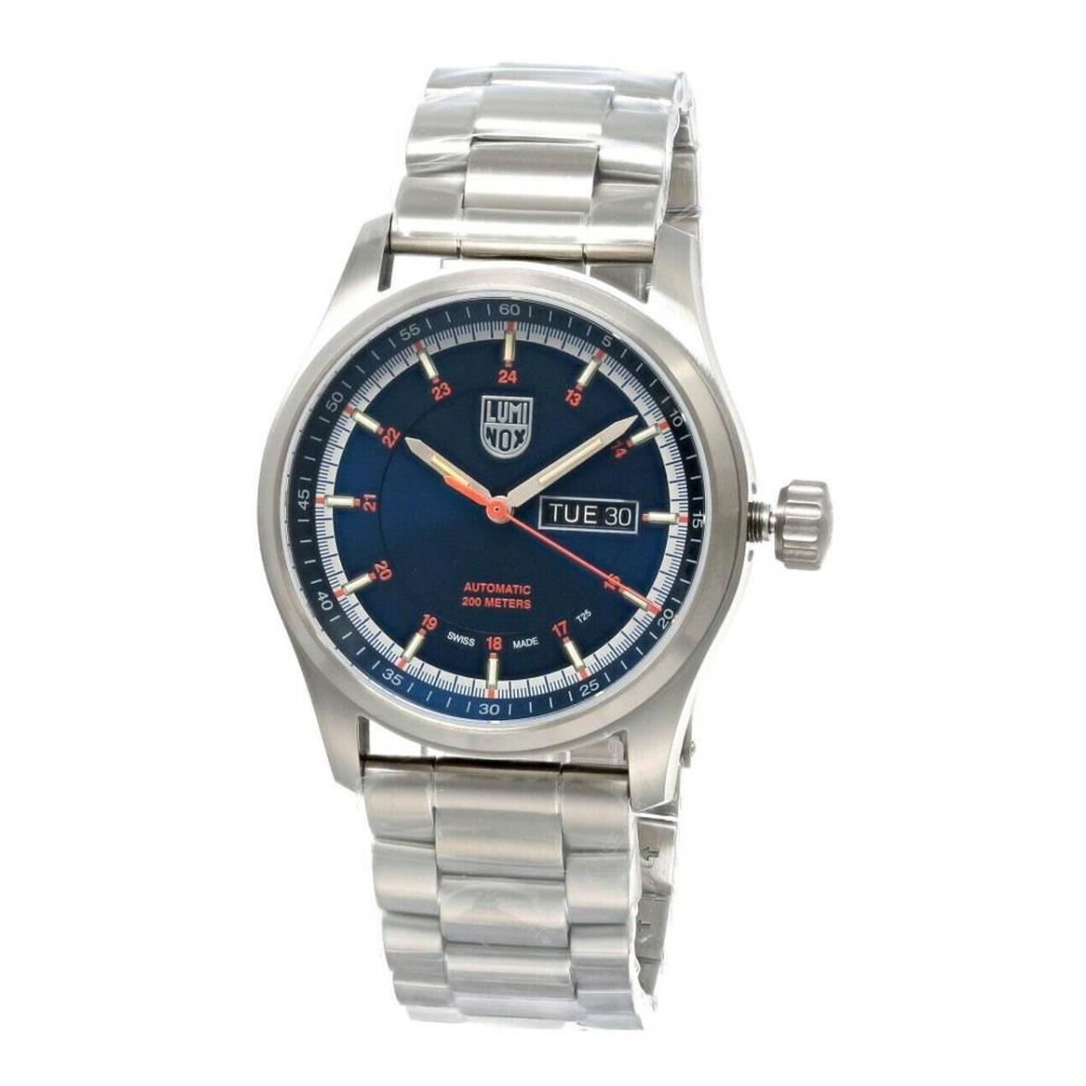 Luminox Atacama Field Auto 44MM Blue Dial SS Men`s Watch XL.1904