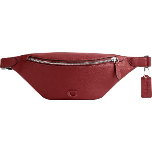 Coach Men`s Charter Belt Bag 7 Ruby Red