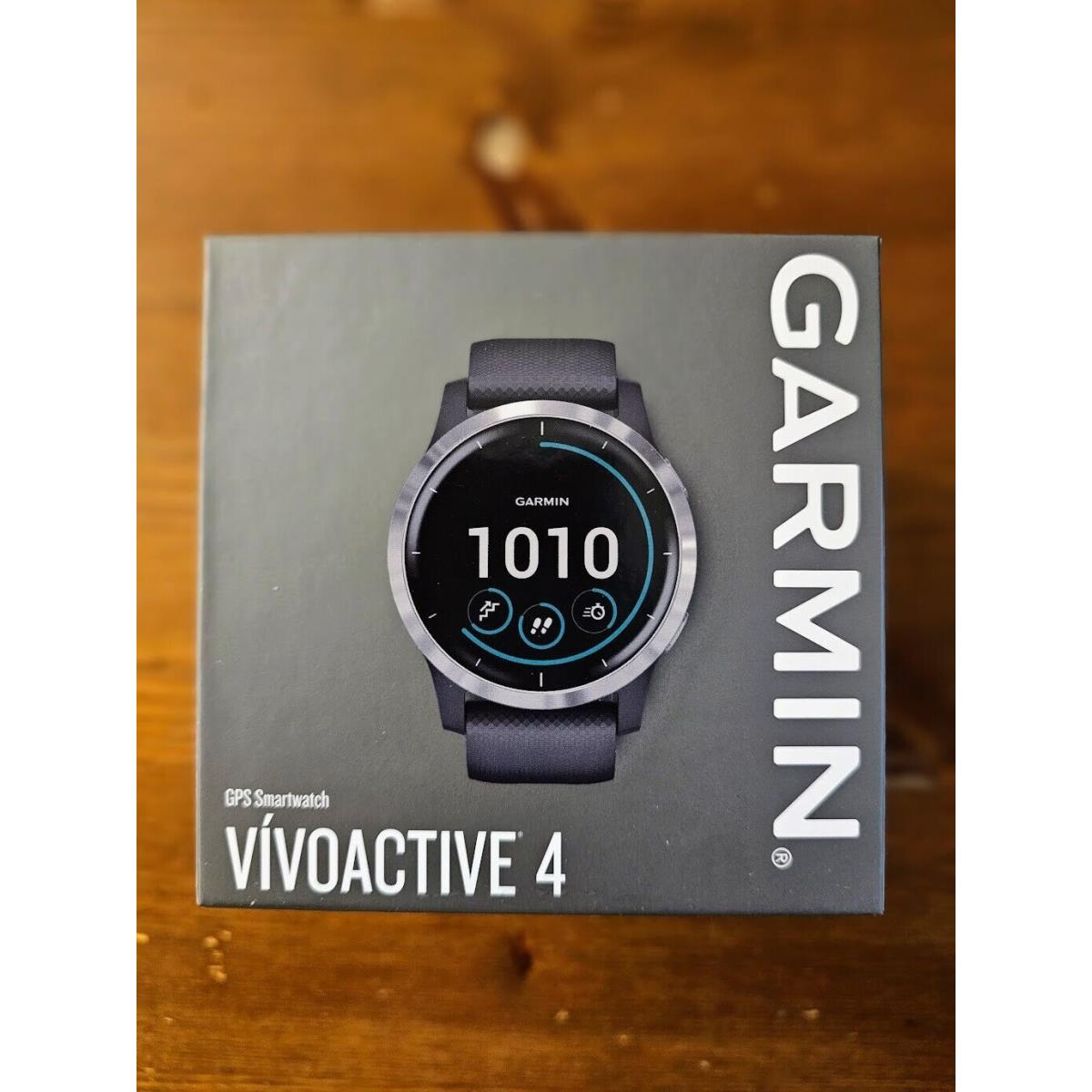 Garmin Vivoactive 4 Gps Smartwatch Shadow Gray/stainless 010-02174-01 - Gray