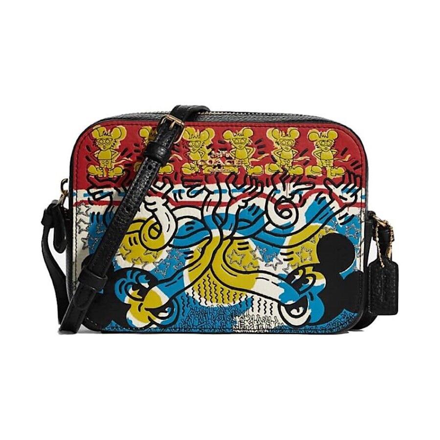 Coach Disney Mickey Mouse X Keith Haring Mini Camera Bag Crossbody C6906