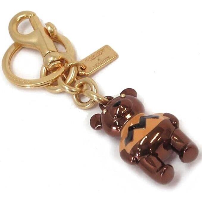 Coach Snoopy Charlie Brown Key Chain Charm 5398 Metal Bag Charm