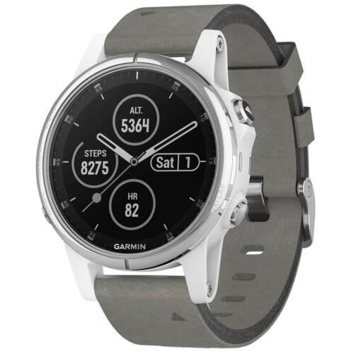 Garmin Unisex Smartwatch Fenix 5S Plus Multisport Gps Grey Strap 010-01987-04