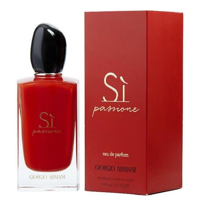 Armani SI Passione  3.4 oz / 100 ml Eau De Parfum Edp Women by Giorgio Armani