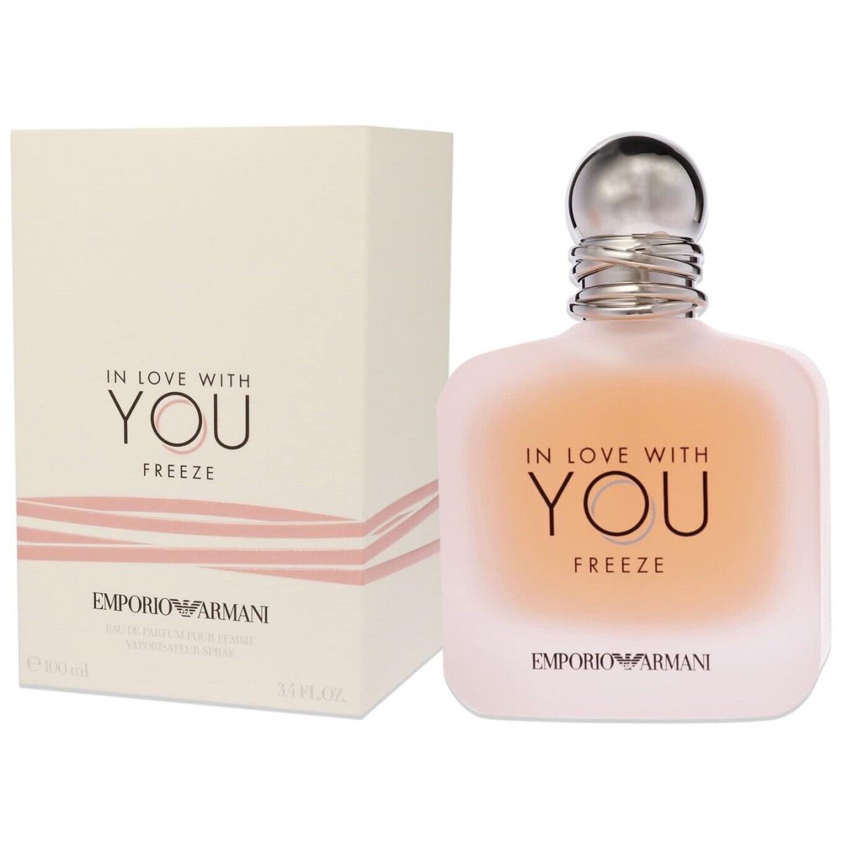 IN Love with You Freeze Emporio Armani 3.4 oz / 100 ml Eau De Parfum Women by Giorgio Armani