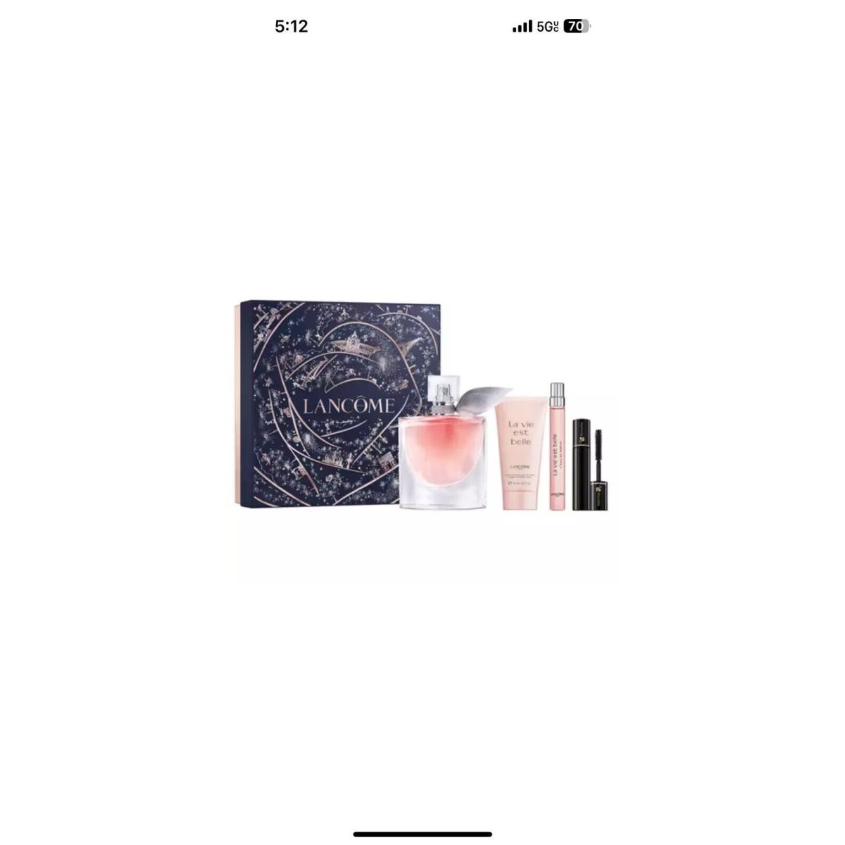 Lancome La Vie Est Belle Eau De Parfum 4 Piece Gift Set by Lancôme
