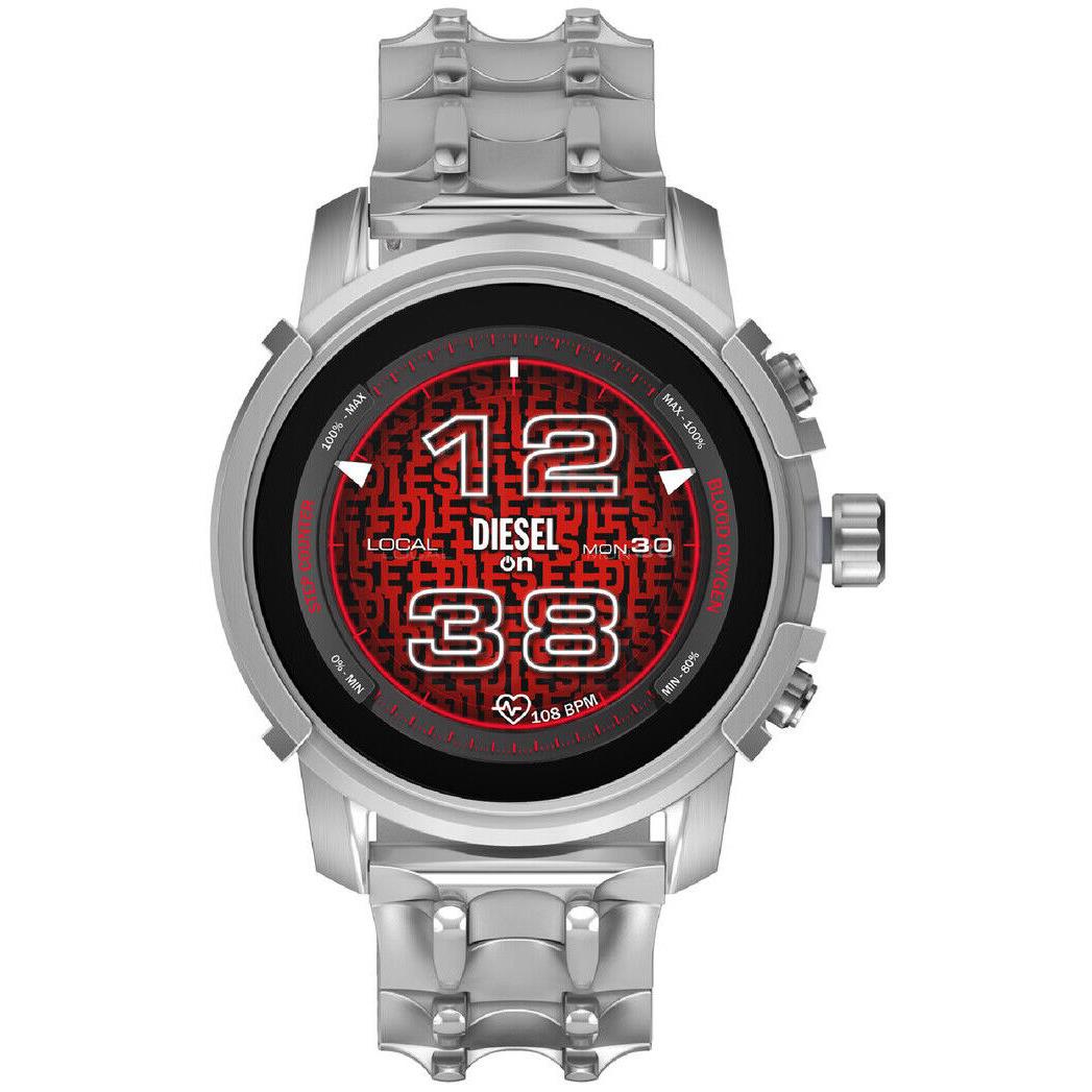 Diesel Men`s Griffed 45.5mm Quartz Smartwatch DZT2040
