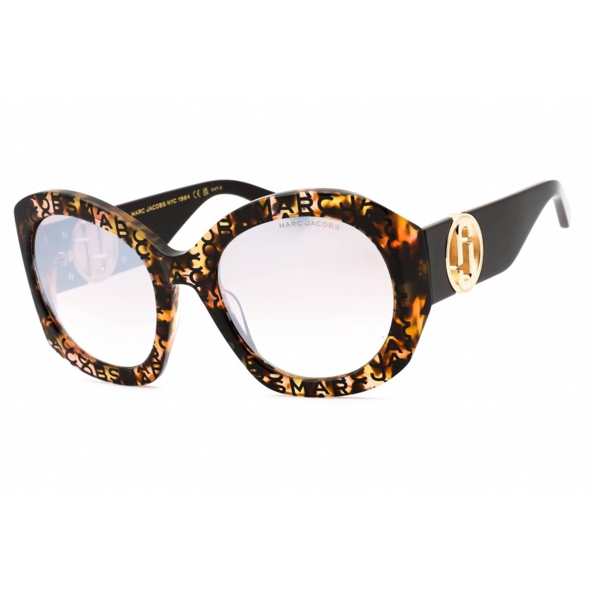 Marc Jacobs Women`s Sunglasses Pattern Havana Full Rim Frame Marc 722/S 0H7P NQ
