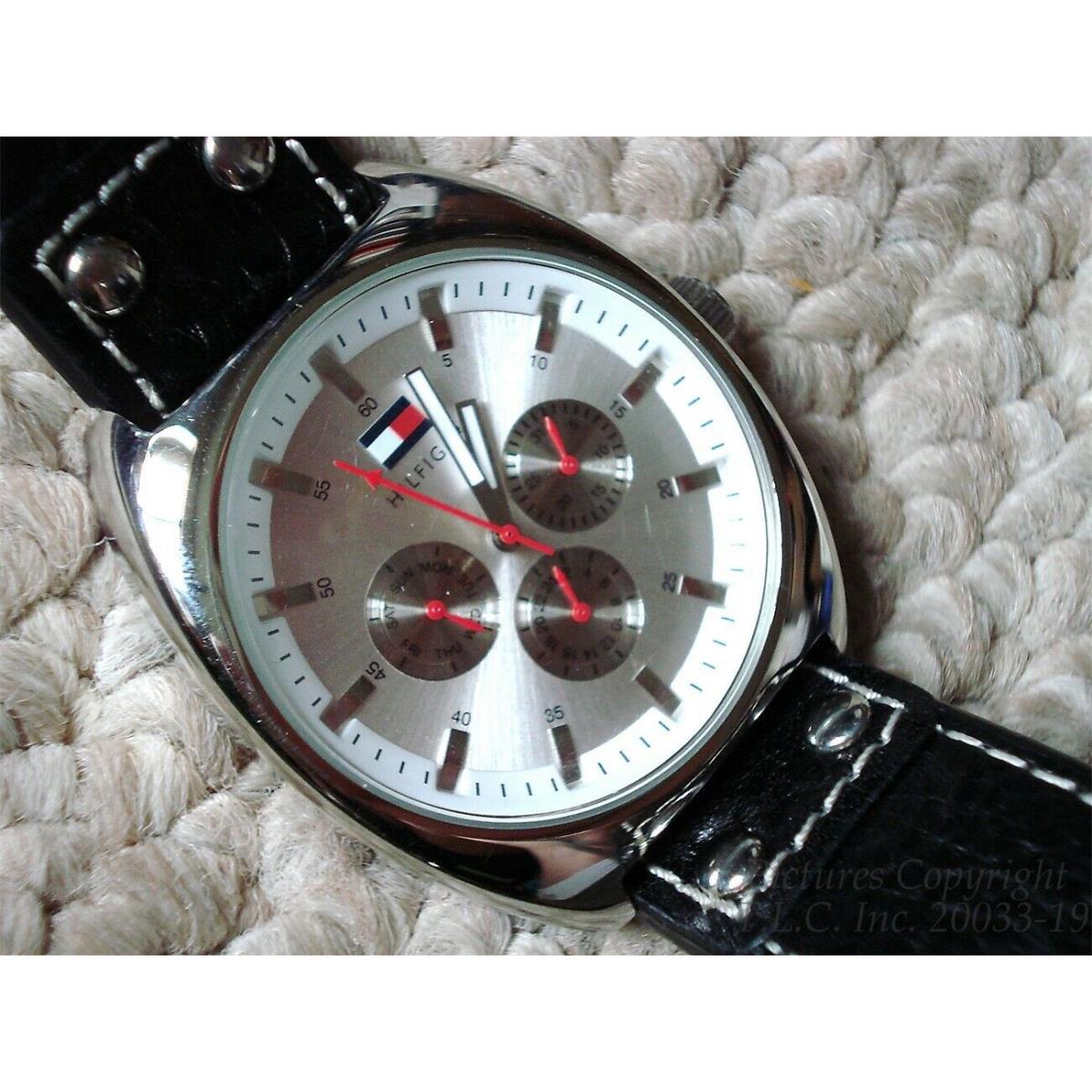 Sporty Chronograph Style 3ATM 1790303 Tommy Hilfiger Watch BY Movado + Bonus