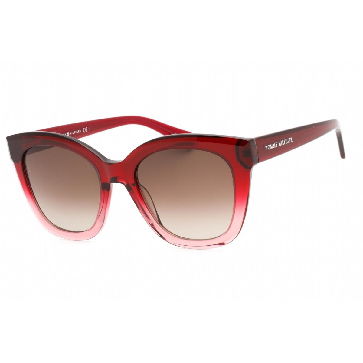 Tommy Hilfiger TH 1884/S 0C9A HA Sunglasses Red Frame Brown Lenses 52mm