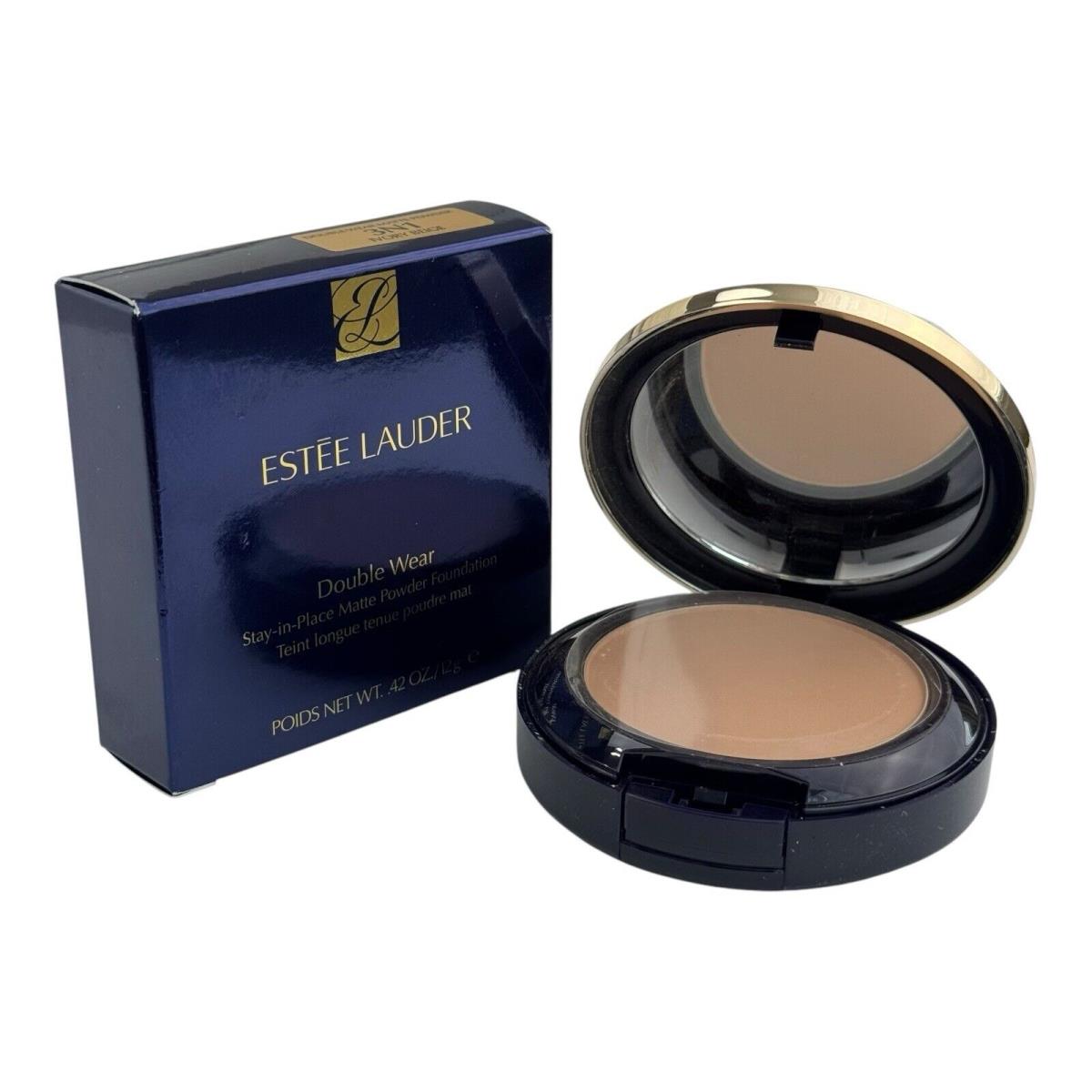 Est e Lauder Foundation 3N1 Ivory Beige Double Wear Stay In Place Matte Powder