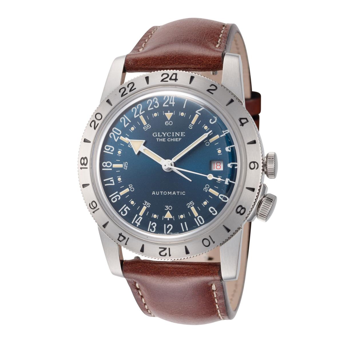 Glycine Men`s GL0411 Airman Vintage 40mm Automatic Watch