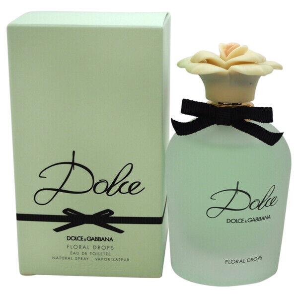 Dolce Gabbana Dolce Floral Drops Women Eau de Toilette 2.5 oz 75 ml Spray by Dolce & Gabbana