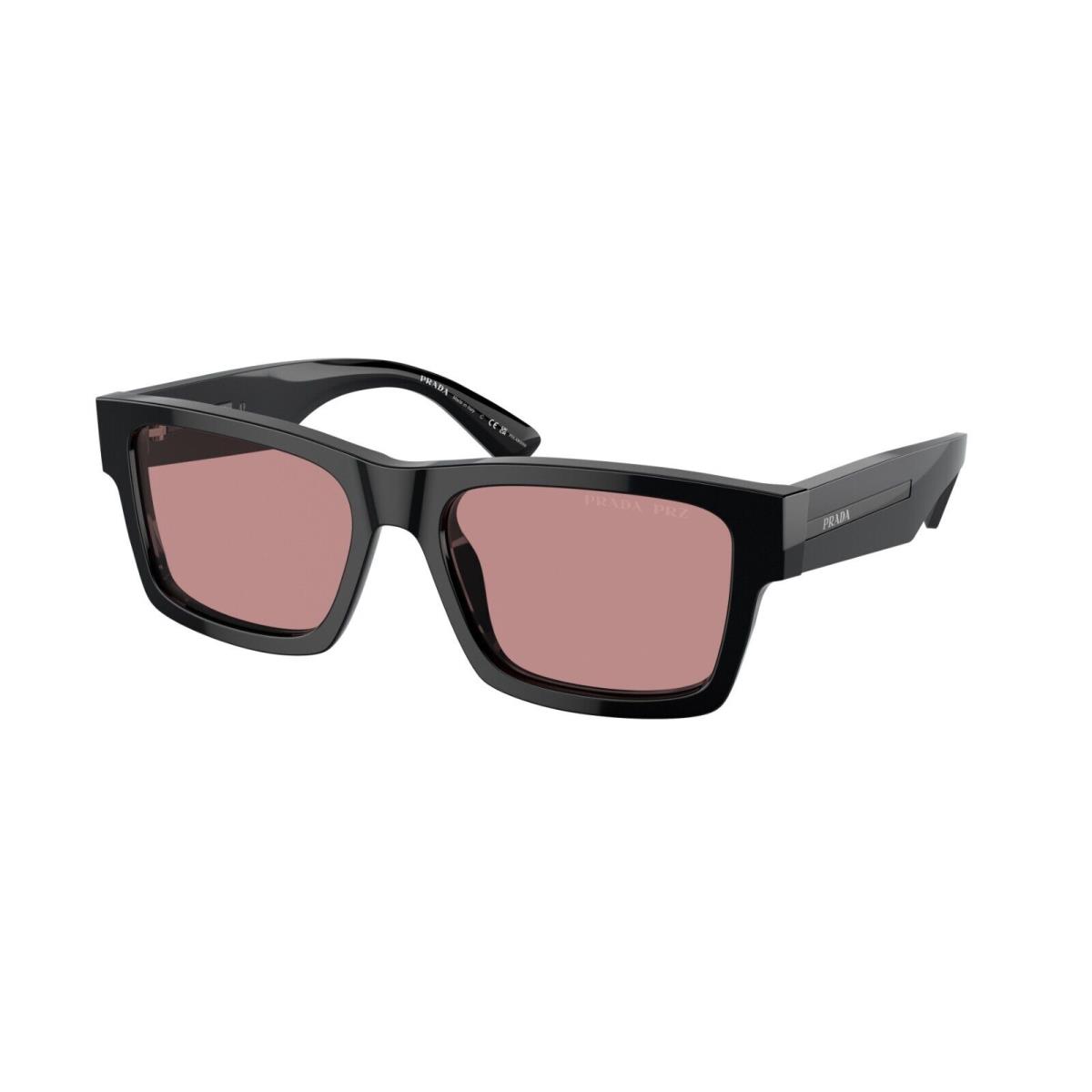 Prada PR 25ZS Black/fucsia Crystal Polarized 1AB05Z Sunglasses