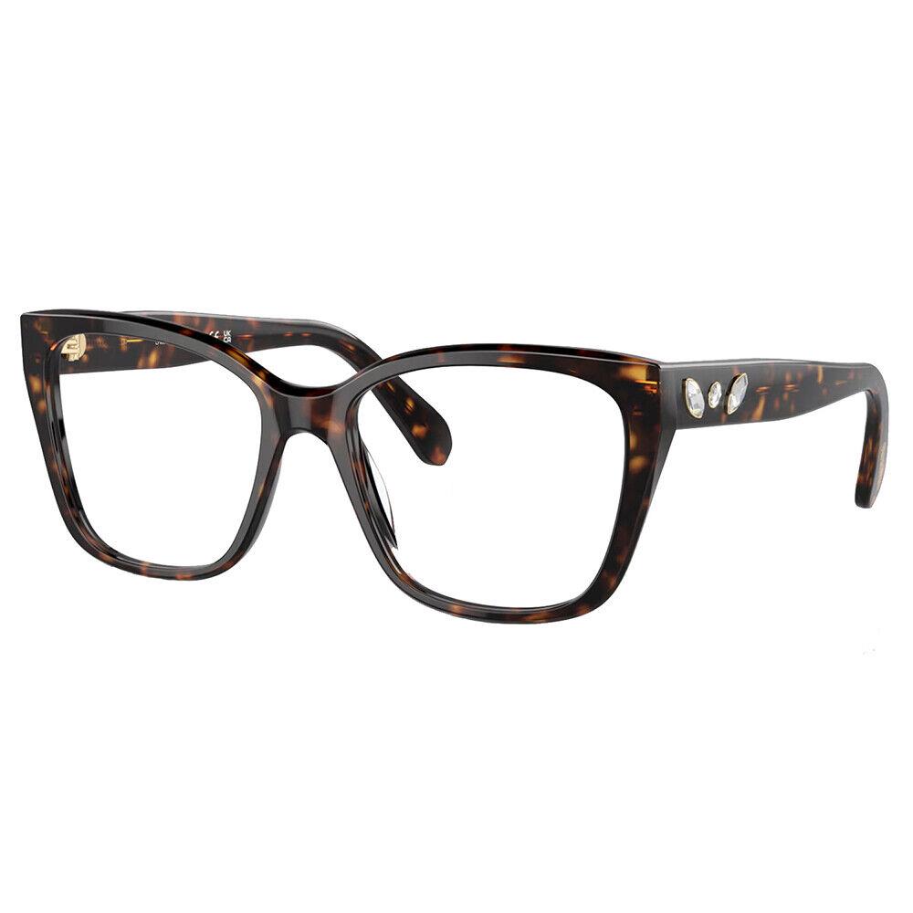 Swarovski SK 2008 1002 Havana Plastic Cat-eye Eyeglasses 51mm