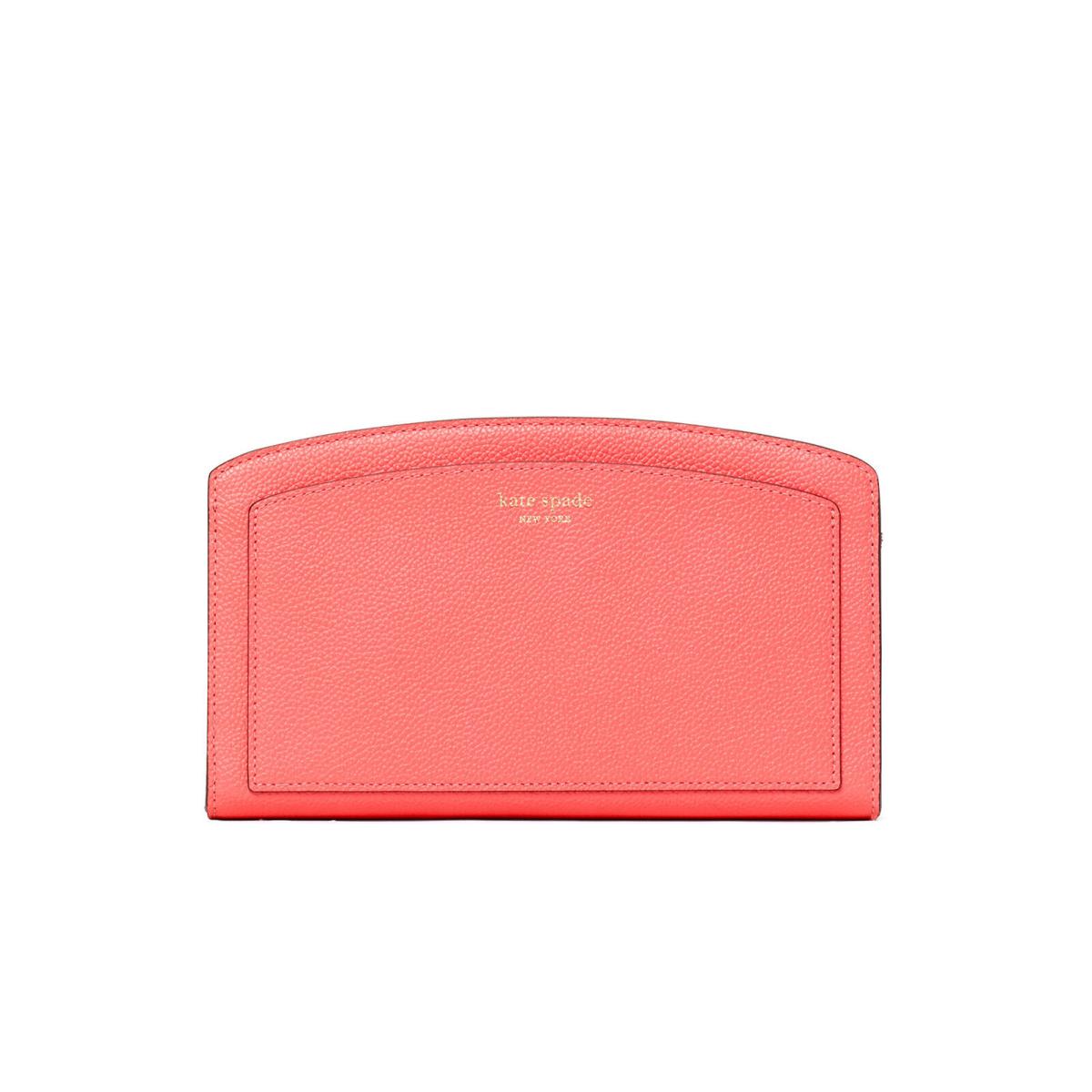Kate Spade Margaux East West Leather Convertible Crossbody Bag Peach Melba