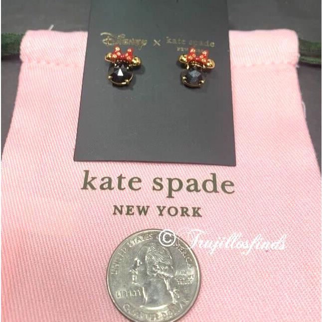 Kate Spade X Disney Minnie Mouse Stud Earrings K9173