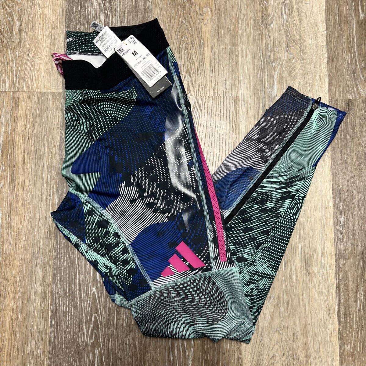 Adidas Track Field 2023 Pro Elite Team Long Tights Men s Size Medium