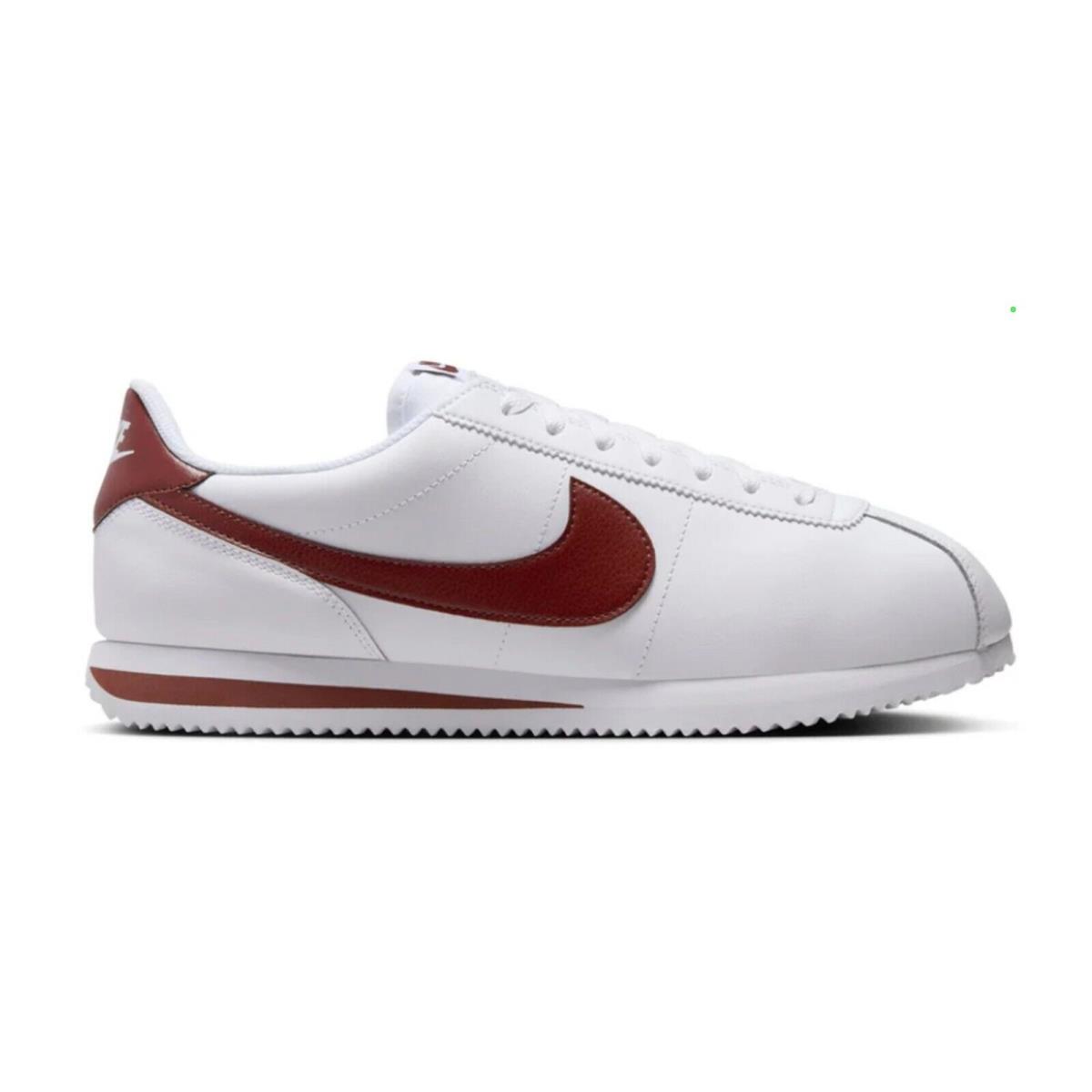 Nike Cortez Leather White/dark Pony DM4044-107 Mens Lifestyle Shoes Size 8-12 - white/dark pony