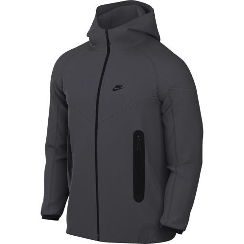 Nike Sportswear Tech Fleece Windrunner Full Zip Hoodie `anthracite/black`