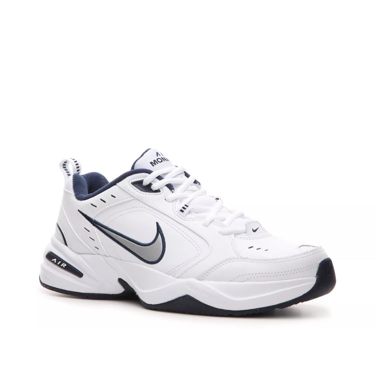 Man`s Athleisure Nike Air Monarch IV Training Shoe - White/Blue