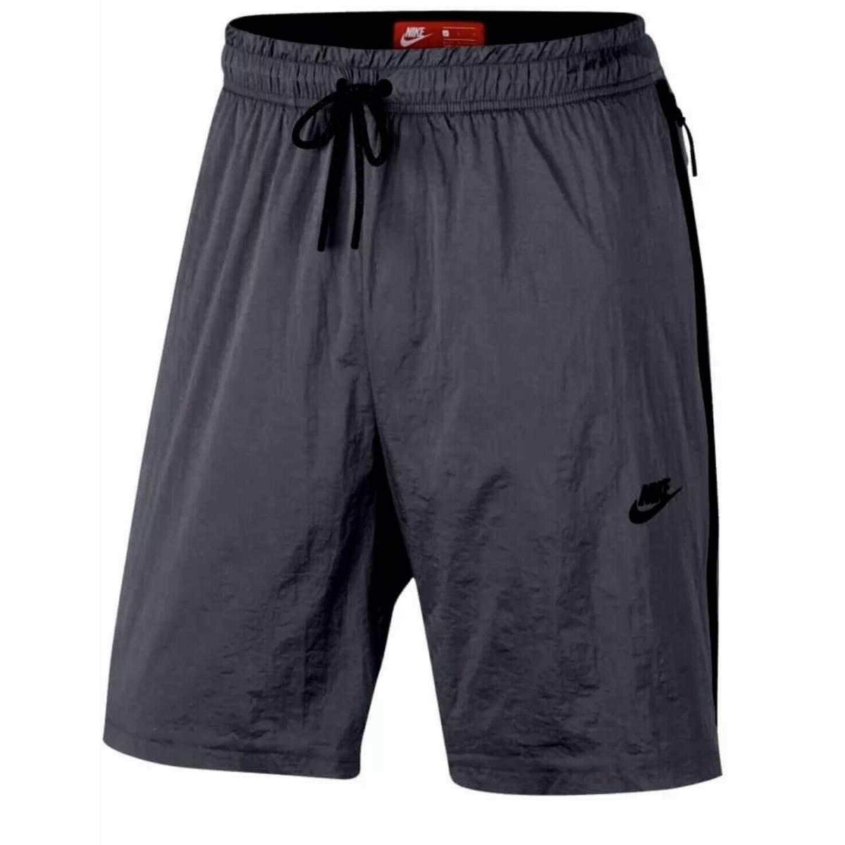 Nike Tech Pack Hypermesh Dark Grey Black Loose Fit Shorts Mens XS