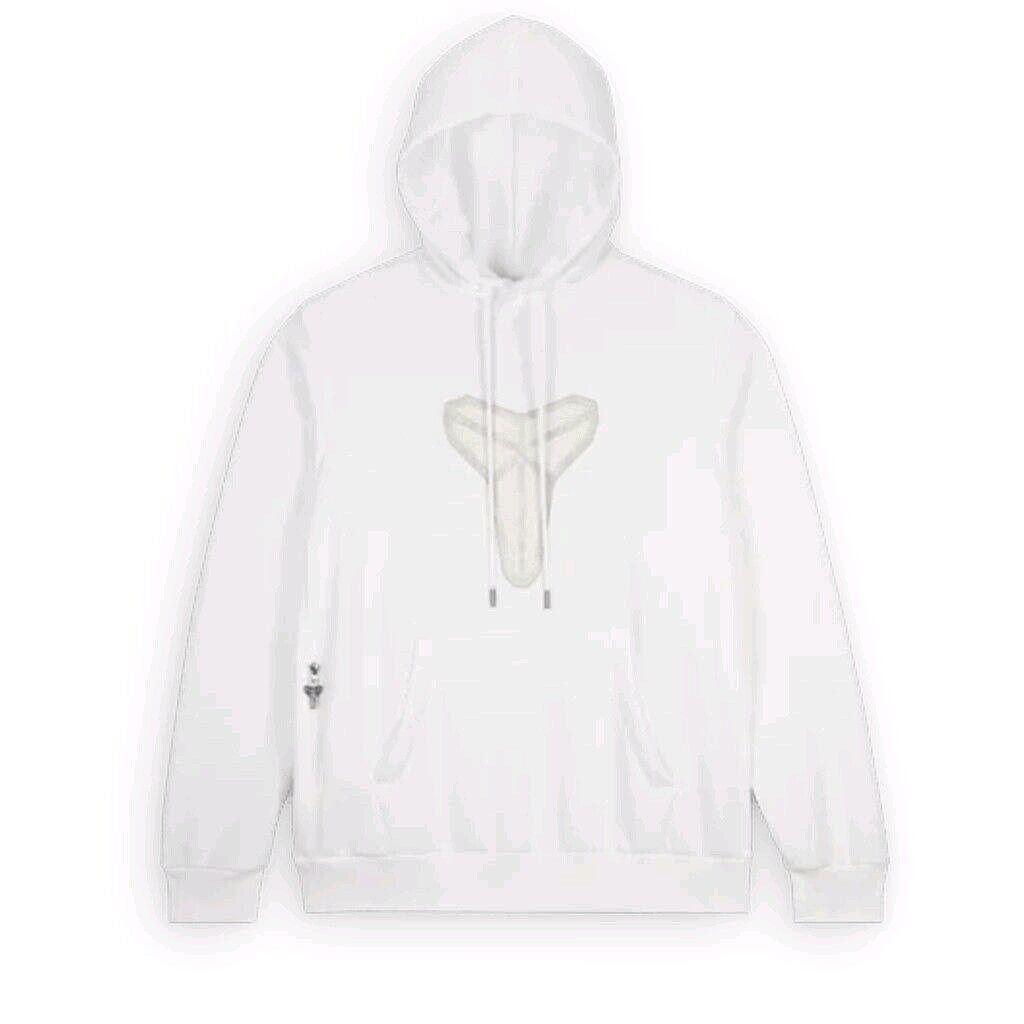 Nike Kobe Bryant Halo White Hoodie Sweatshirt HF0066-100 Men`s XL